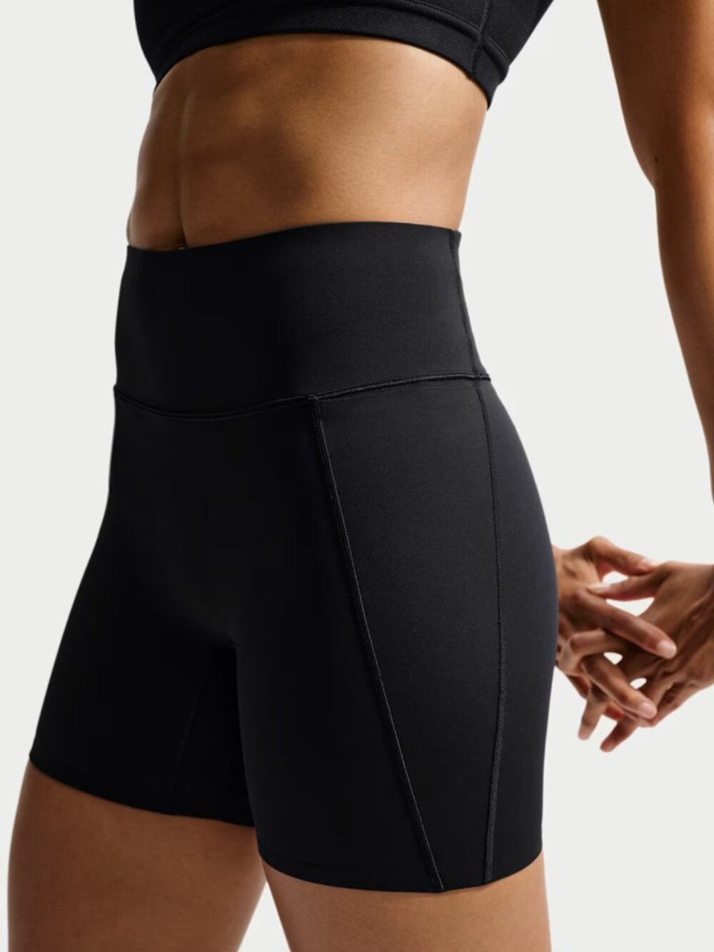 Nike Universa Women's High-Waisted 5" Biker Shorts Black size S